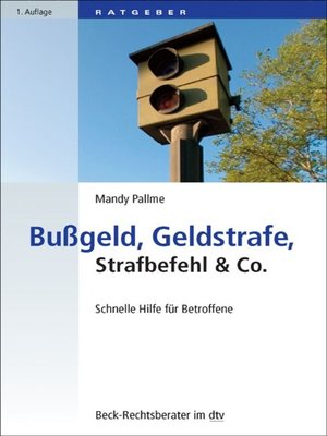 cover image of Bußgeld, Geldstrafe, Strafbefehl & Co.